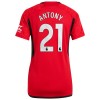 Maglia ufficiale Manchester United Antony 21 Casa 2023-24 per Donna